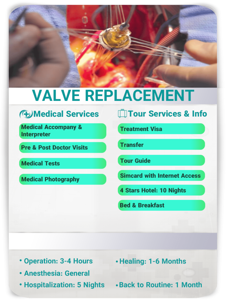 Valve replacement Package IRANMEDTOUR